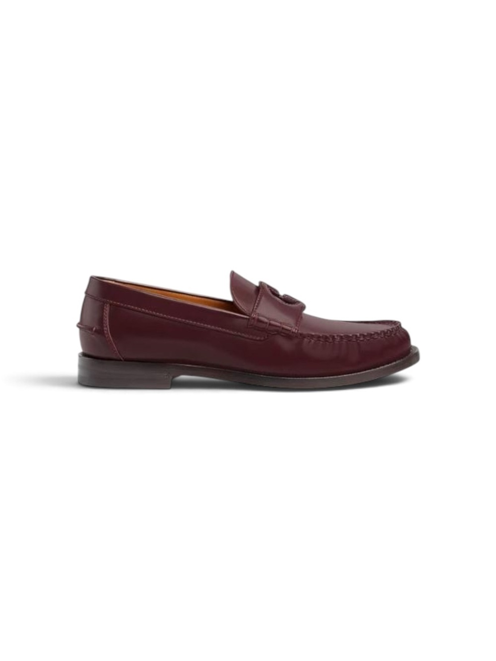 NIB Gucci Millennial Ribot Interlocking G Loafers Ruby Bordeaux Size: Gucci 8